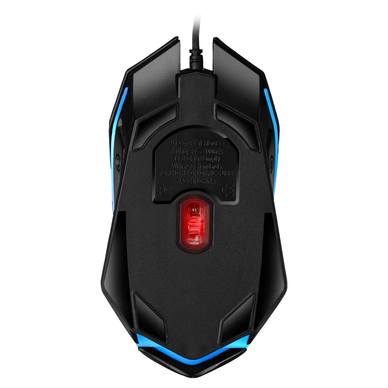 S1 Gaming Luminous Wired Mouse USB Wired Desktop Laptop Cool Glowing Computer Game Mouse