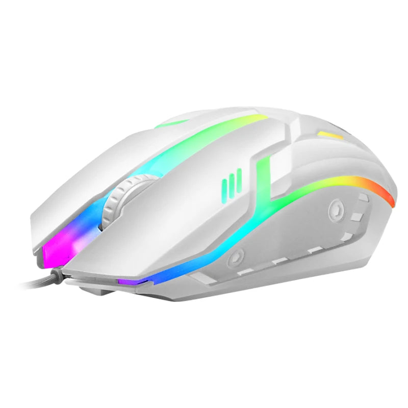 S1 Gaming Luminous Wired Mouse USB Wired Desktop Laptop Cool Glowing Computer Game Mouse