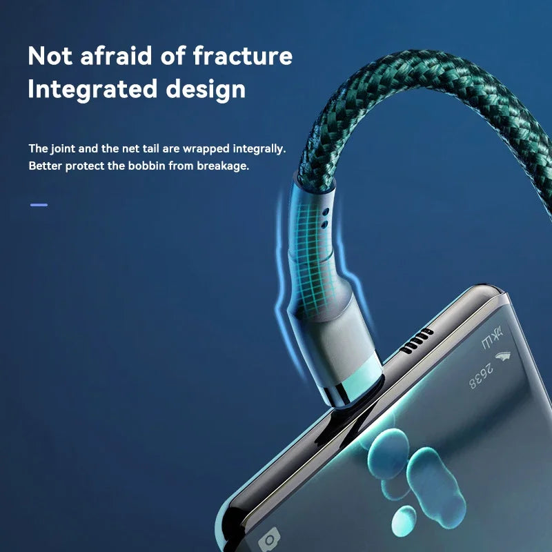 Xiaomi PD 120W Fast Charging For Samsung S24 USB C TO USB Type C Cable For iPhone 15 Plus Pro Max Xiaomi 14 Quick Fast Charger