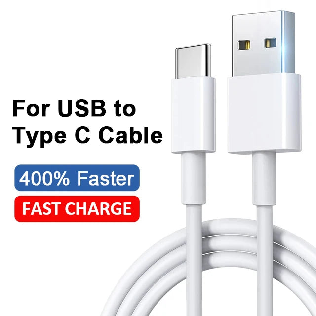 6A 100W Original USB Type C Cable For Samsung S23 S22 Ultra Huawei P30 Pro Xiaomi Redmi Fast Charging Charger Cable Accessories