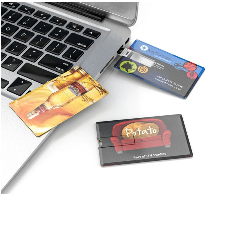 20 PCS/LOT USB Credit Card 2.0 3.0 pendrive 1GB 2GB 4GB 8GB 16GB 32GB 64GB 128GB memorias cle memory stick Business Card usb