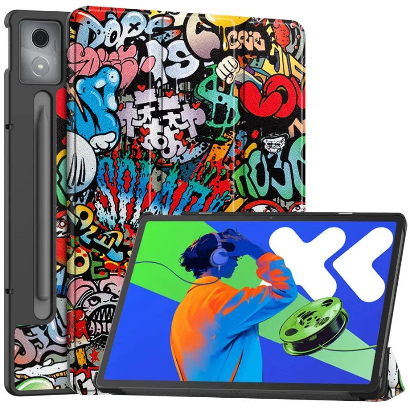 Smart Case For Lenovo Xiaoxin Pad Pro 12.7 inch 2025 Folding Flip Stand With Auto Sleep Funda TB375FC/TB373FU 12.7" Tablet Cover