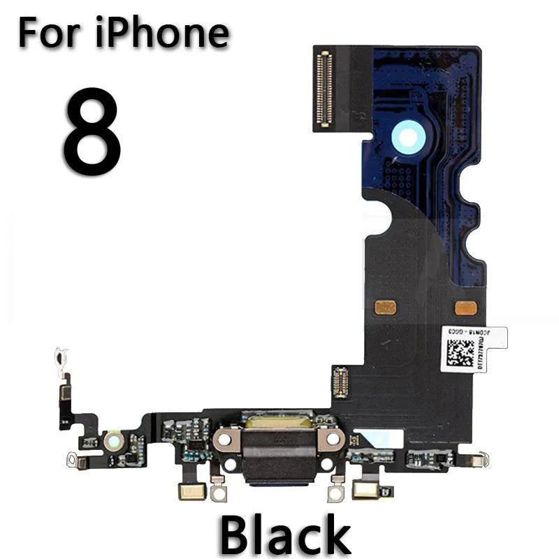 AiinAnt USB Port Charger Dock Connector Mic Charging Flex Cable For iPhone 7 8 Plus Xs Max X XR Dock Charging Flex