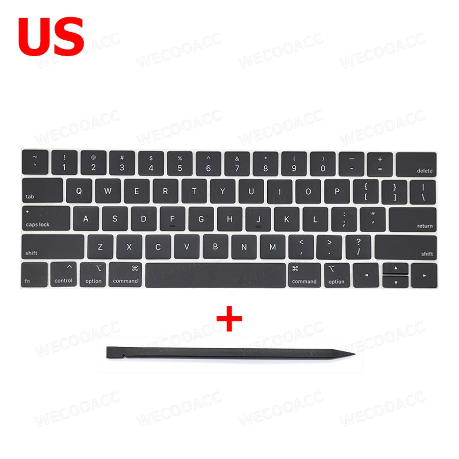 New Replacement Keyboard Keys Keycap Russian French Spain US UK EU For Macbook Pro Retina 13" 15" A1989 A1990 Key Cap 2018 2019