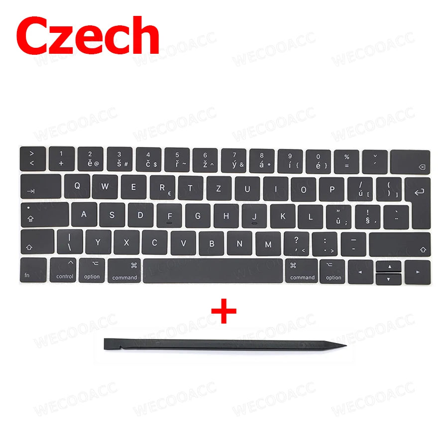 New Replacement Keyboard Keys Keycap Russian French Spain US UK EU For Macbook Pro Retina 13" 15" A1989 A1990 Key Cap 2018 2019