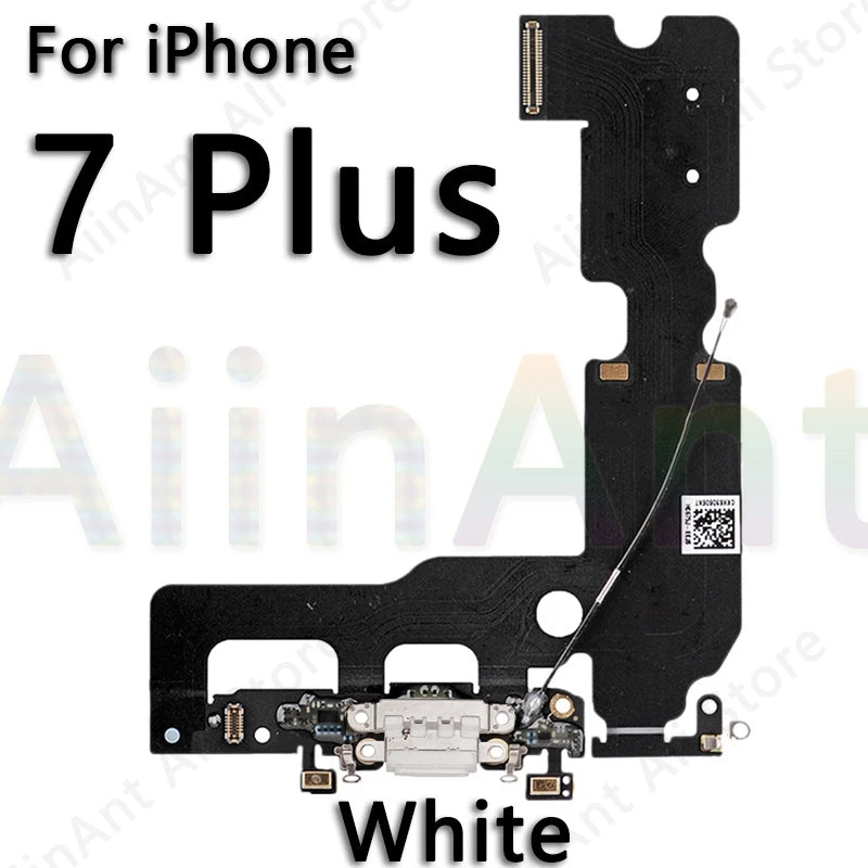 AiinAnt USB Port Charger Dock Connector Mic Charging Flex Cable For iPhone 7 8 Plus Xs Max X XR Dock Charging Flex