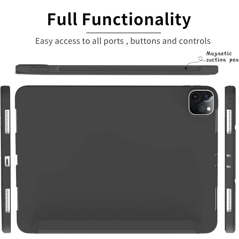 Case For Xiami MiPad 5 6 Pro 11 Support Magnetic Charging Auto Wake up For Redmi Pad Se 11 10.61 Cover Xiaomi Tablet Accessories