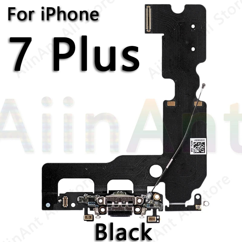 AiinAnt USB Port Charger Dock Connector Mic Charging Flex Cable For iPhone 7 8 Plus Xs Max X XR Dock Charging Flex
