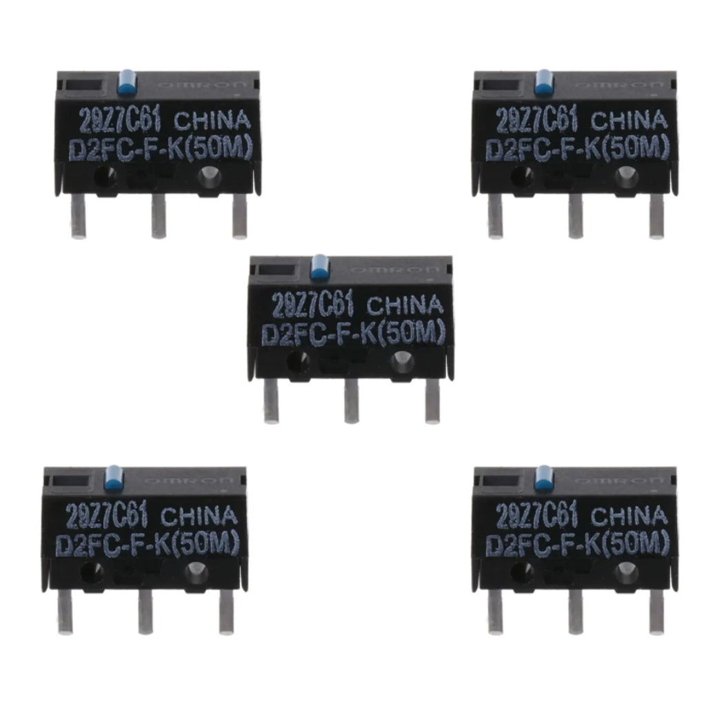 Original OMRN Mouse Micro Switch D2FC-F-K (50m) Blue Dot Compatible G series/Razer Mouse D2FC-F-7N 10M 20M Replacement Parts