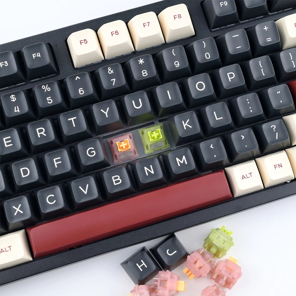 Outemu Silent Peach V3 Switches Lubed Update Silent Lemon V3 Switch Mechanical Keyboard Linear Tactile 5Pin Custom Hot-swap DIY