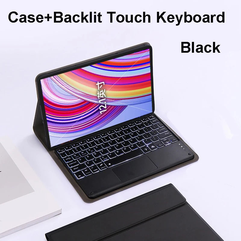 For Xiaomi Redmi Pad Pro 12.1 Inch Case, Keyboard Cover for Redmi Pad Pro 12.1 Inch 2024