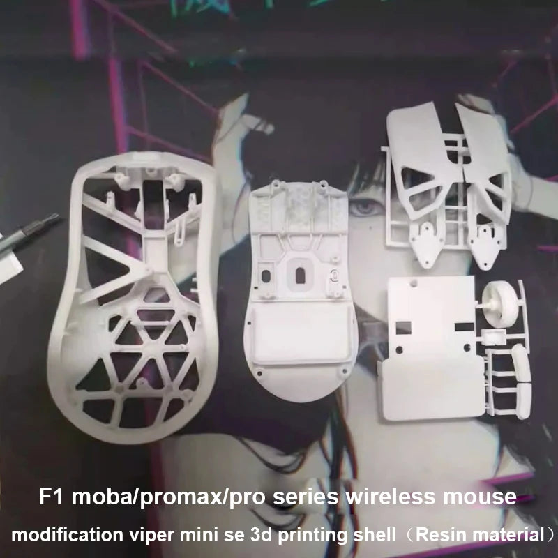 Upgrade Viper Mini SE 3D Printed Case Modification VGN F1 MOBA/Pro Max/Pro Series Wireless Mouse Repair Replacement accessories