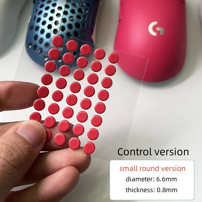 Ultraglide Small Round Dot PTFE Mouse Skates DIY Mice Glide Feet ICE Control Speed Version Wear Resistant Esports Universal