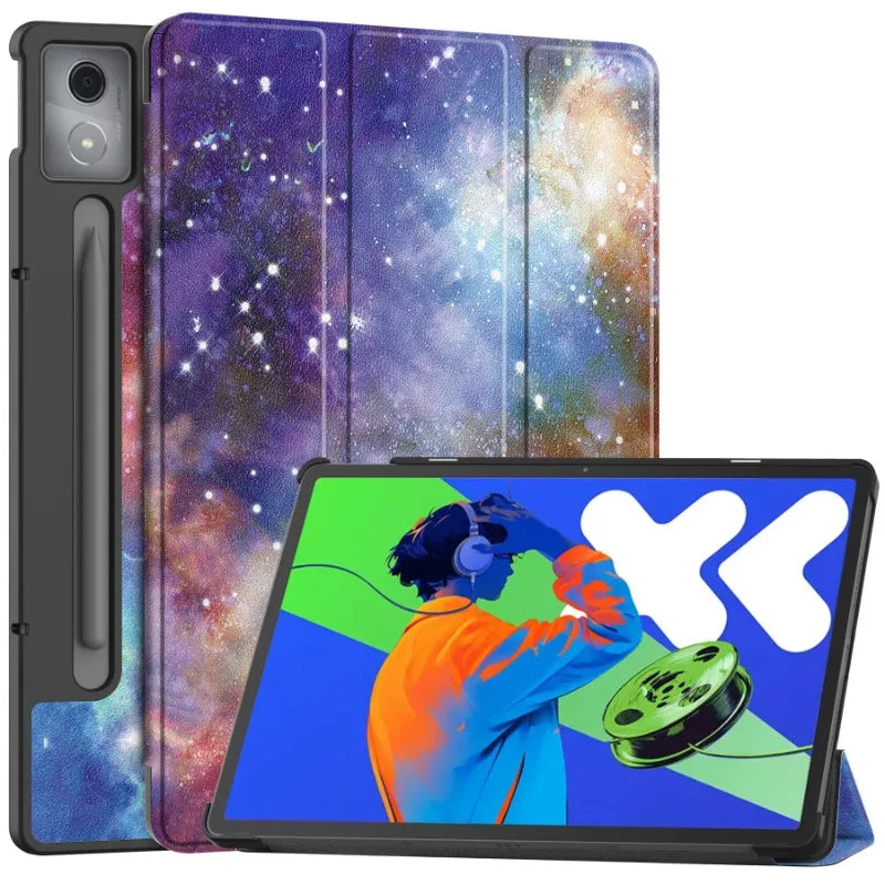 Smart Case For Lenovo Xiaoxin Pad Pro 12.7 inch 2025 Folding Flip Stand With Auto Sleep Funda TB375FC/TB373FU 12.7" Tablet Cover