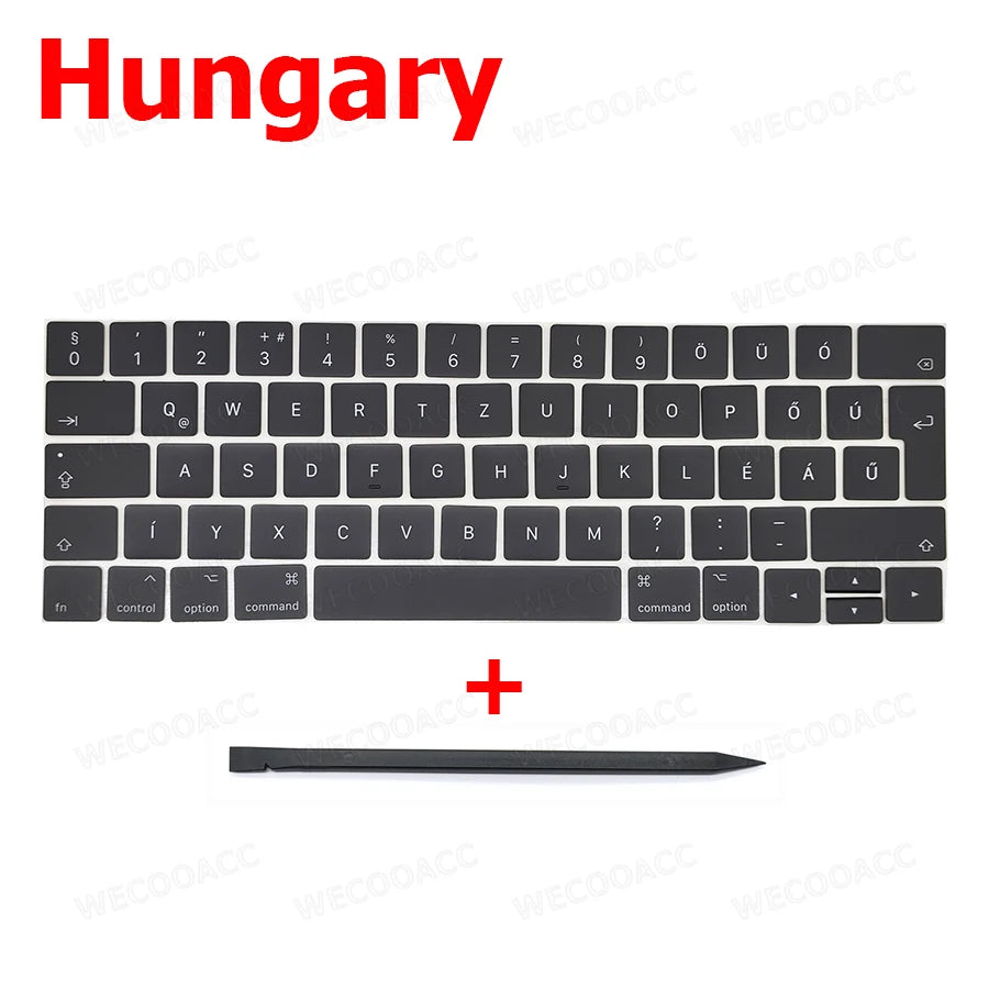 New Replacement Keyboard Keys Keycap Russian French Spain US UK EU For Macbook Pro Retina 13" 15" A1989 A1990 Key Cap 2018 2019