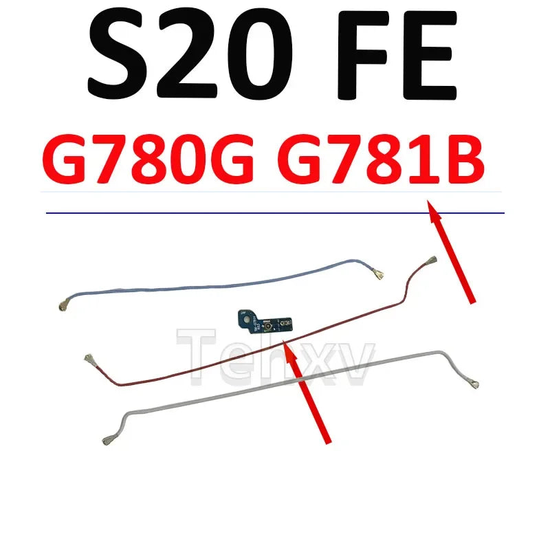 For Samsung Galaxy S20 FE G780F G781B G781 G780G Motherboard Cover USB Charger Dock Port Connector Mircophone 5G Signal Antenna