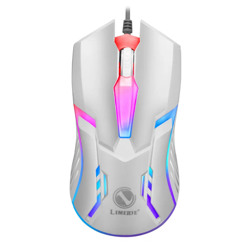 S1 Gaming Luminous Wired Mouse USB Wired Desktop Laptop Cool Glowing Computer Game Mouse
