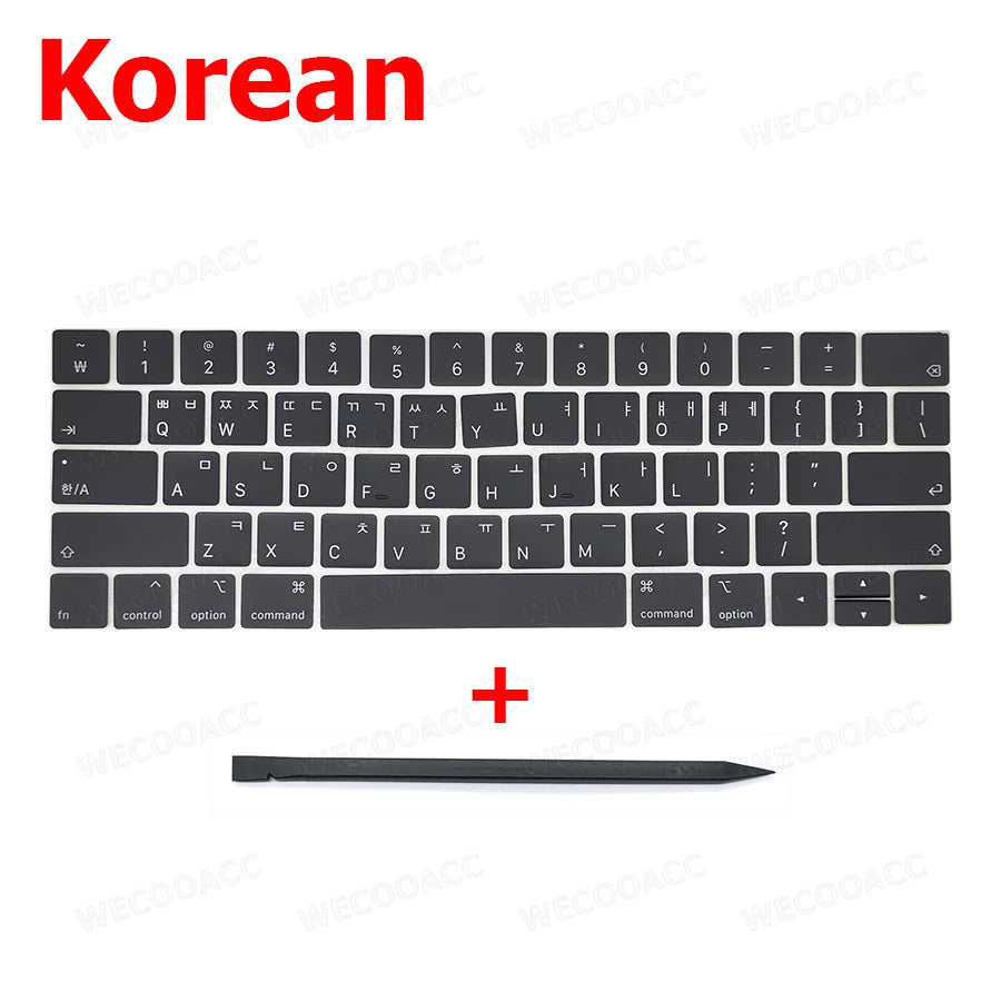 New Replacement Keyboard Keys Keycap Russian French Spain US UK EU For Macbook Pro Retina 13" 15" A1989 A1990 Key Cap 2018 2019