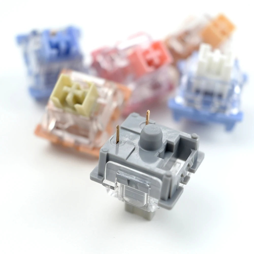 Outemu Switches Lubed Mechanical Keyboard Switch 3Pin Silent Tom Clicky Linear Tactile Milk Jerry Custom Gaming RGB MX Switches