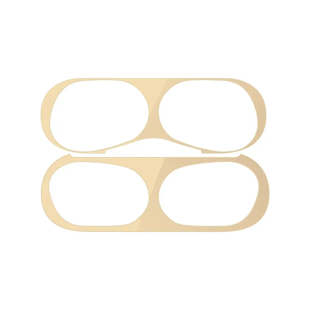 AirPods Sticker for Apple Airpods 1 2 3 Pro Pro2 Earphone Charging Box Dustproof Sticker Waterproof Metal Dust Guard Stickers