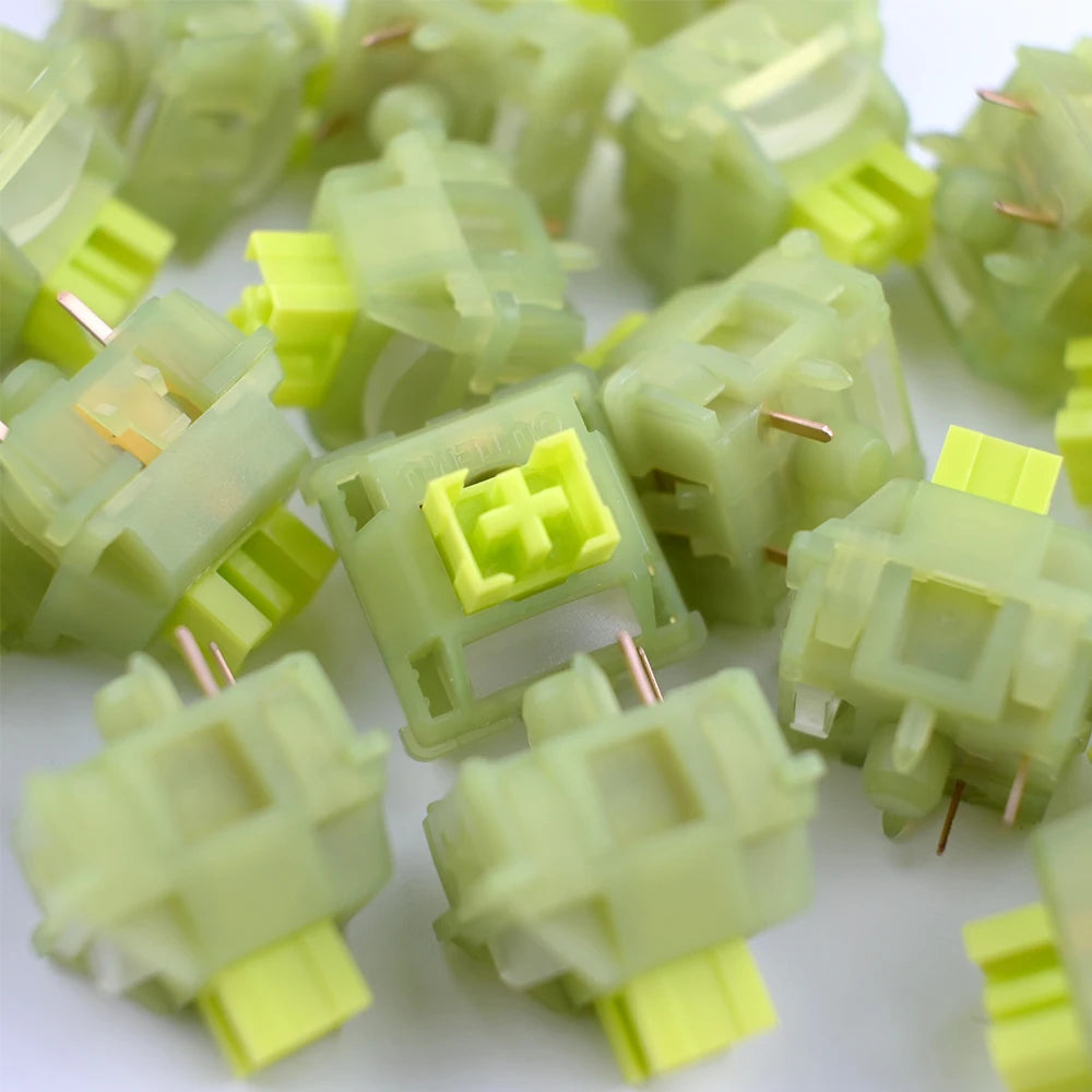 Outemu Silent Peach V3 Switches Lubed Update Silent Lemon V3 Switch Mechanical Keyboard Linear Tactile 5Pin Custom Hot-swap DIY