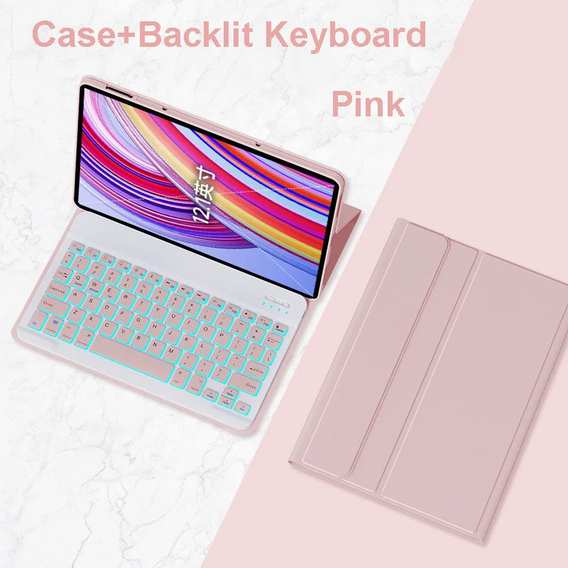 For Xiaomi Redmi Pad Pro 12.1 Inch Case, Keyboard Cover for Redmi Pad Pro 12.1 Inch 2024