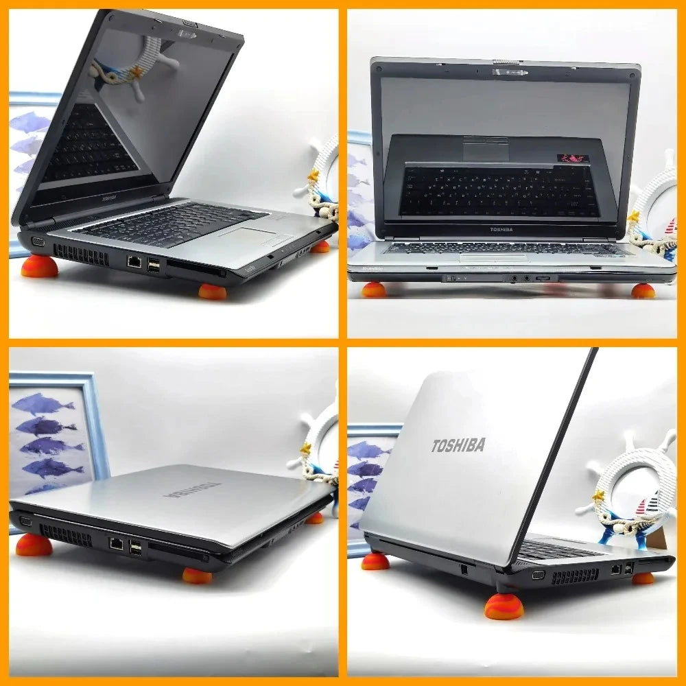 Laptop Silicone Stand Ball Non-Slip Pad Feet Heat Dissipation Height Raised Bracket Notebook Portable Stand